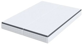vidaXL Στρώμα 2 pcs Λευκό και Γκρι 80 x 200 cm Σαμπρέλα Bonell