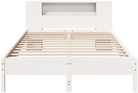 vidaXL Κρεβάτι Βιβλιοθήκη Χωρίς Στρώμα 150x200 εκ Μασίφ Ξύλο Πεύκου