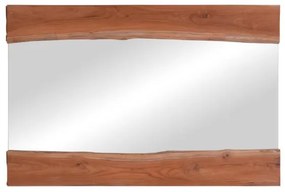 Καθρέπτης Riverine Pakoworld teak ξύλο 120x80x4εκ 338-000006-338-000006-Καφέ 338-000006