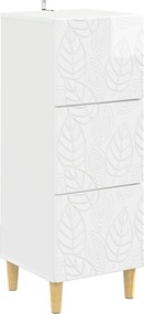 vidaXL Ντουλάπι με Συρτάρια 33 x 34,5 x 90 εκ Επεξεργασμένο Ξύλο