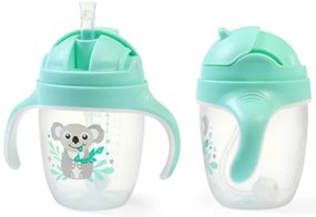 BabyOno Παιδικό ποτηράκι με καλαμάκι &amp; βαρίδι