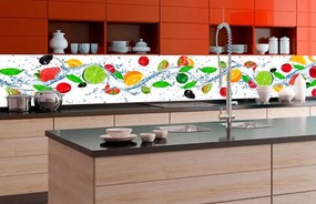 Αυτοκόλλητη φωτοταπετσαρία για φρούτα κουζίνας - 260x60