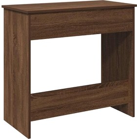 vidaXL Γραφείο Καφέ Δρυς 80 x 40 x 75 εκ. από Επεξεργασμένο Ξύλο