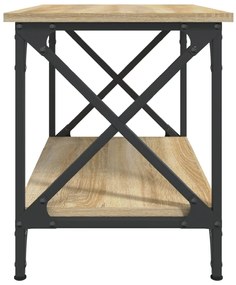 vidaXL Βοηθητικό Τραπέζι Sonoma Δρυς 55x38x45 εκ. Επεξεργασμένο Ξύλο