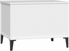 vidaXL Τραπεζάκι Σαλονιού Λευκό 60x44,5x45 εκ. από Επεξεργασμένο Ξύλο