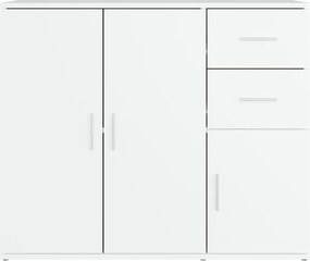 vidaXL Ντουλάπι Λευκό 91 x 29,5 x 75 εκ. από Επεξεργασμένο Ξύλο