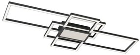 Πλαφονιέρα Φωτιστικό Οροφής LED 35W Seth Μαύρο-Λευκό 2700-6500K 21368 Fischer Honsel-21368-Μαύρο-Λευκό 21368