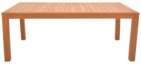 Τραπέζι Vocaly pakoworld teak ξύλο σε φυσική απόχρωση 200x100x75εκ