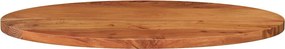 vidaXL Επιφάνεια Τραπεζιού Οβάλ 120x60x2,5 εκ. Μασίφ Ξύλο Ακακίας