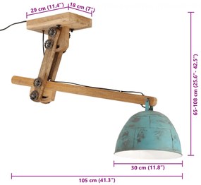 ΦΩΤΙΣΤΙΚΟ ΟΡΟΦΗΣ 25 W ΑΝΤΙΚΕ ΜΠΛΕ 105X30X65-108 ΕΚ. Ε27 371926