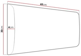 Σετ διαδρόμου Trenton 132, 65x34cm, 17 kg, Πλαστικοποιημένη μοριοσανίδα, Οικολογικό δέρμα, Τοίχου, Εντοιχισμένη | Epipla1.gr