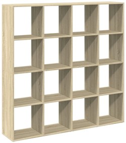 vidaXL Βιβλιοθήκη Sonoma Δρυς 137,5x29x137,5εκ. Επεξεργασμένο Ξύλο