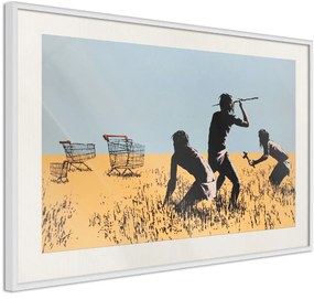 Αφίσα - Banksy: Trolley Hunters - 90x60 - Χρυσό - Χωρίς πασπαρτού