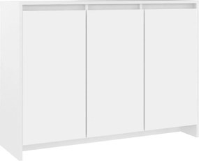 vidaXL Μπουφές Λευκός 102 x 33 x 75 εκ. από Επεξ. Ξύλο