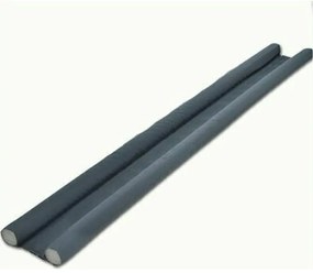 Estia Αεροστόπ Πόρτας Διπλό 100mx8cm Μαύρο 05-8901
