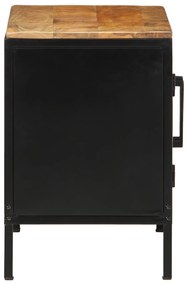 vidaXL Κομοδίνο 50x30x45 εκ Μασίφ Ξύλο Μάνγκο