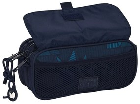 Τριπλή Κασετίνα Eckō Unltd. Peaks Ναυτικό Μπλε (21,5 x 10 x 8 cm)