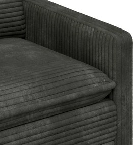vidaXL Καναπές Ανθρακί 156 x 81 x 87,5 εκ Πολυεστέρας