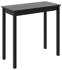 vidaXL Τραπέζι Μπαρ Μαύρο 115 x 55 x 107 εκ. από MDF