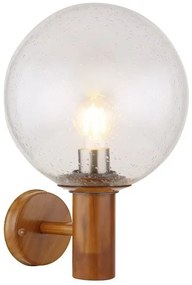 Απλίκα Φωτιστικό Τοίχου 1xΕ27 Καφέ ΙP44 Ossy 31860W Globo Lighting-31860W-Καφέ 31860W