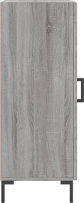 vidaXL Ντουλάπι Γκρι Sonoma 34,5x34x90 εκ. από Επεξεργασμένο Ξύλο