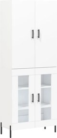 vidaXL Ντουλάπι Λευκό 69,5x34x180 εκ. από Επεξεργασμένο Ξύλο