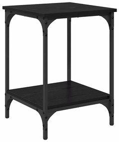 vidaXL Τραπεζάκι σαλονιού Μαύρη Οξυά 40 x 40 x 55 εκ
