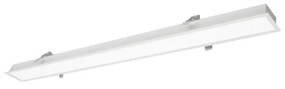 Γραμμικό Φωτιστικό Χωνευτό Viokef Station Ultra 3911-03086-4-W-D4 L860 4000K Dimmable Λευκό