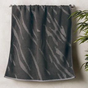Πετσέτα History 24 Dark Grey-Brown Kentia Σώματος 70x140cm 100% Cotton