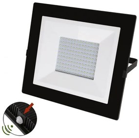 Προβολέας LED SMD 100W Φωτοκύτταρο Μαύρο 120° IP65 3-03010011 Lumen 3-03010011 Μαύρο