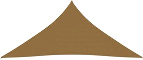 vidaXL Πανί Σκίασης Taupe 5 x 6 x 6 μ. από HDPE 160 γρ./μ²