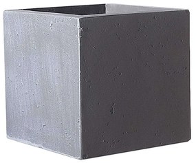 Κασπώ Πήλινο Τετράγωνο Rocky XL D-6050-8 50x50x50 Grey Supergreens Clay
