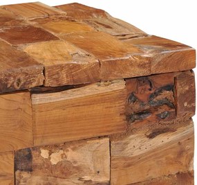 vidaXL Σκαμπό Αποθήκευσης από Μασίφ Ξύλο Teak