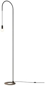 Φωτιστικό Δαπέδου Filo LL1261D3 44,7x32x232,2cm 1xE27 60W Max Black Mat Zafferano