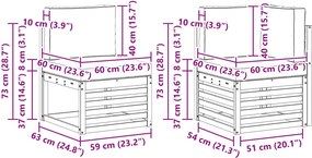 vidaXL Σειρά Καναπέ Εξωτερικού 6 τμχ. Φυσικό και Μπεζ Πολυεστέρας