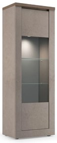 Έπιπλο Τηλεόρασης Ανθρακί Οξειδωμένο 121x43x57