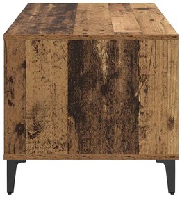 vidaXL Τραπεζάκι σαλονιού with Drawer Παλαιό ξύλο 90 x 49 x 45 εκ