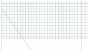 vidaXL Φράχτης Εuro Πράσινο 1 x 10 m Σίδηρος με επικάλυψη PVC