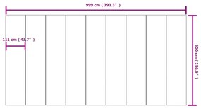 vidaXL Υπόστρωμα Πισίνας Ανοιχτό Γκρι Πολυεστερικό Γεωύφασμα