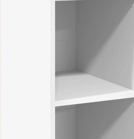 vidaXL Ντουλάπι Λευκό 30x41x124 εκ. από Επεξεργασμένο Ξύλο