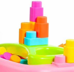 Δομικά Στοιχεία Moltó    20 Τεμάχια Καροτσάκι Ροζ