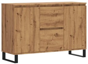 vidaXL Μπουφές Δρυς τεχνίτης 101,5 x 35 x 70 εκ. από Επεξεργασμένο Ξύλο