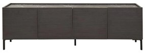 Έπιπλο τηλεόρασης Calliope wenge-μαύρο μαρμάρου 180x44x57εκ