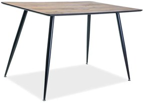 ΤΡΑΠΕΖΙ REMUS ΚΑΡΥΔΙΑ / ΜΑΥΡΟ ΠΛΑΙΣΙΟ 120X80 DIOMMI REMUSO120X80 DIOMMI-80-2219