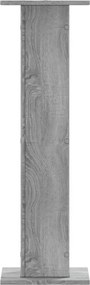 vidaXL Βάσεις Φυτών 2 τεμ. Γκρι Sonoma 30x30x95 εκ. Επεξ. Ξύλο