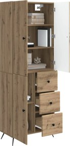 vidaXL Σέτ Ντουλαπιών 2 τμχ. Artisan Δρυς Επεξεργασμένο Ξύλο