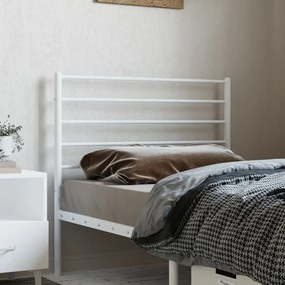 vidaXL Κεφαλάρι Λευκό 75 εκ. Μεταλλικό