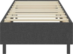 vidaXL Πλαίσιο Κρεβατιού Boxspring Γκρι 100 x 200 εκ. Υφασμάτινο