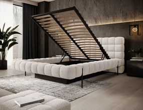 Επενδυμένο κρεβάτι Cloud-Mpez Anoixto-180 x 200