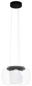 Φωτιστικό Οροφής Led Briaglia-C 99023 Ble-Rgb/Cct 2700-6500K Eglo Metal, Glass